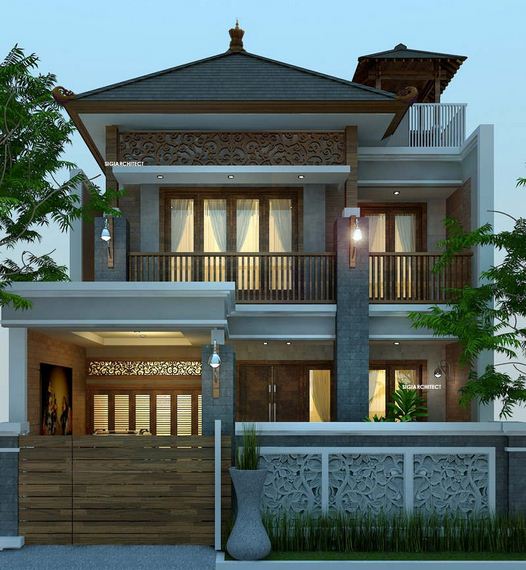 Model Rumah Terbaru Home Design Teras Joglo Modern 50 Desain