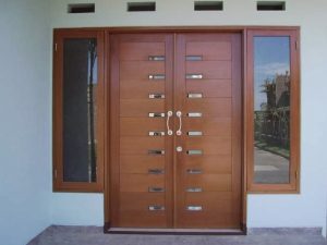 14 Desain Bentuk Pintu Rumah Minimalis Indah3