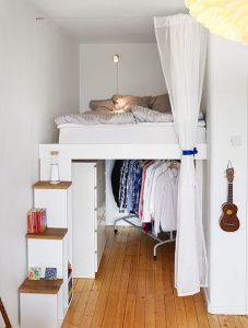 10 Gambar Desain Kamar Kecil Tanpa Lemari Minimalis1