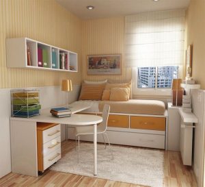 10 Gambar Desain Kamar Kecil Tanpa Lemari Minimalis9